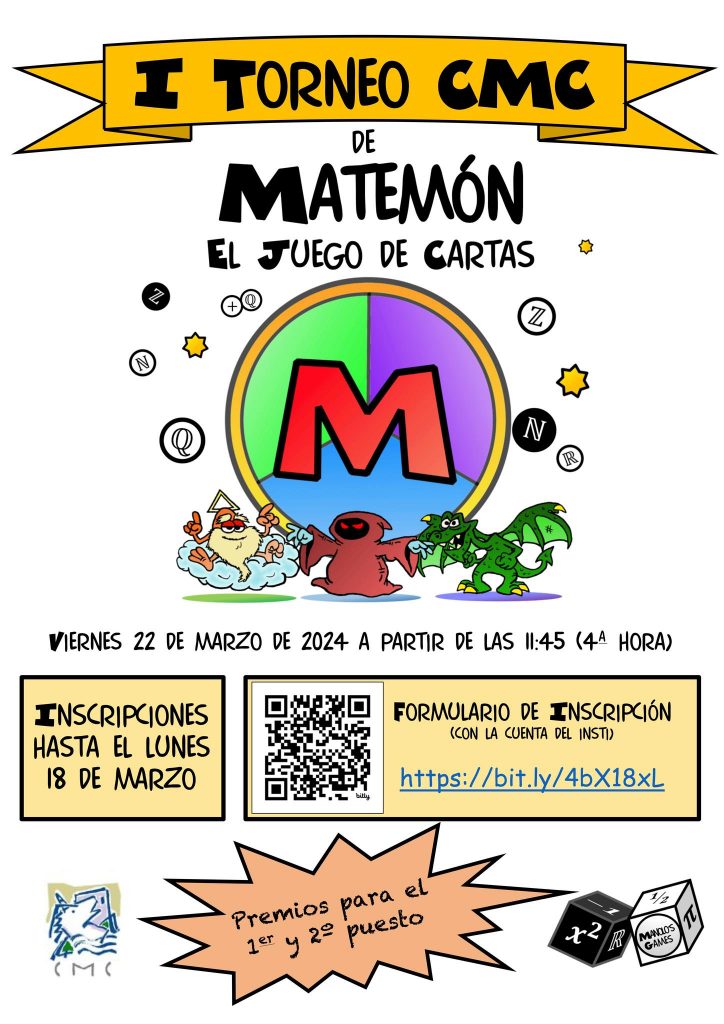Abierto plazo de inscripción para el Primer Torneo CMC de Matemón, el Juego de Cartas