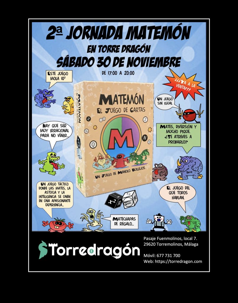 ¡¡2ª JORNADA MATEMÓN EN TORREDRAGÓN!!