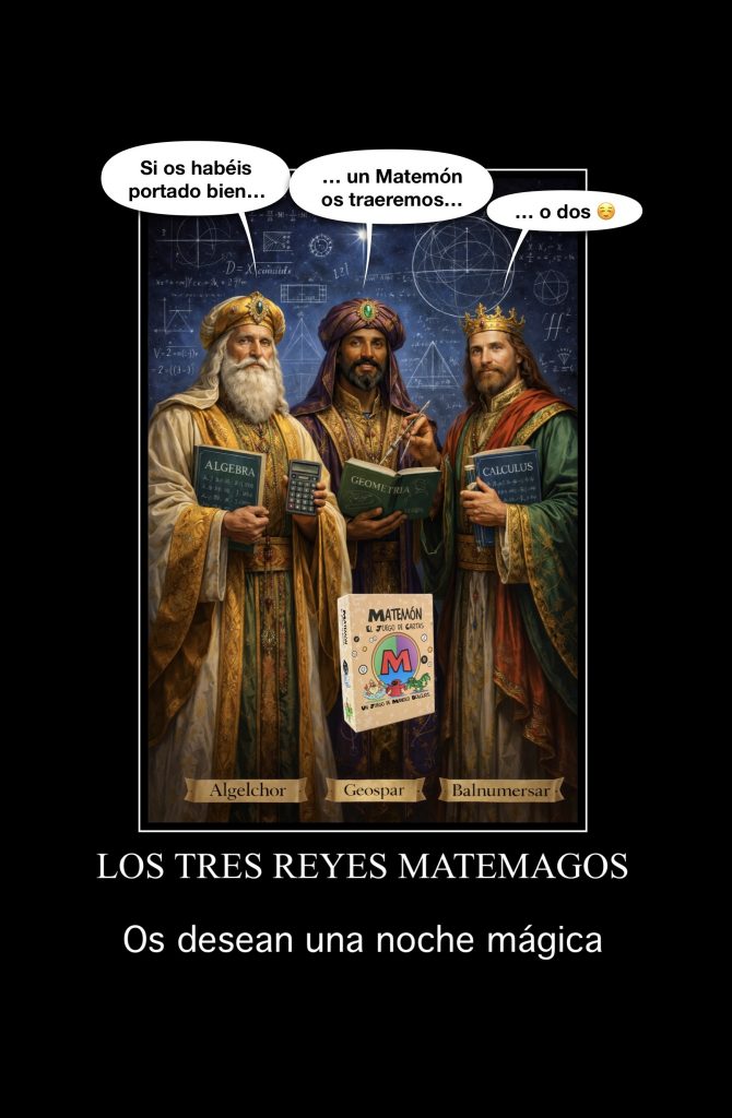 Los tres Reyes Matemagos os desean una mágica noche
