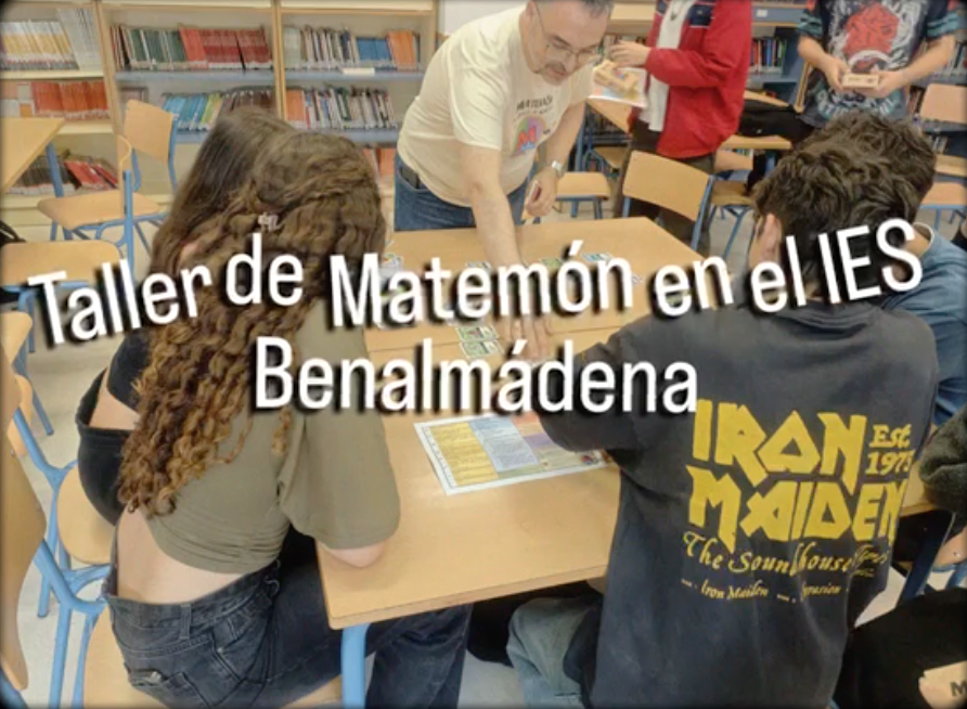 Taller de Matemón en el IES Benalmádena (Benalmádena, Málaga)